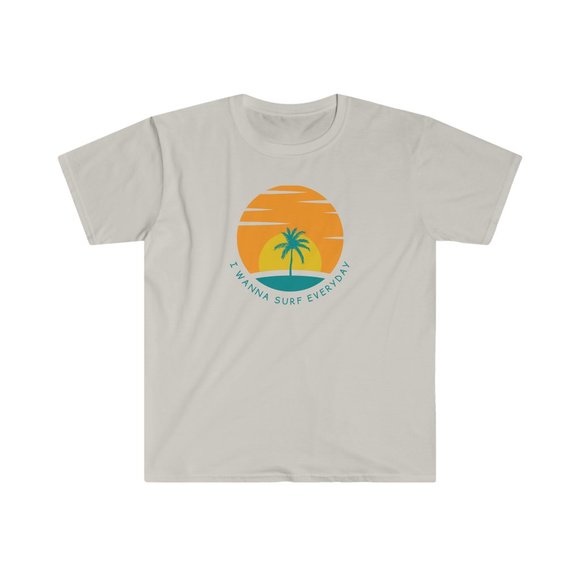 "I Wanna Surf Everyday" T Shirt - Picture 8 of 14